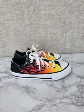 Converse Chuck Taylor All Star Low Archive Flames Kids Toddler Size 12  366197F